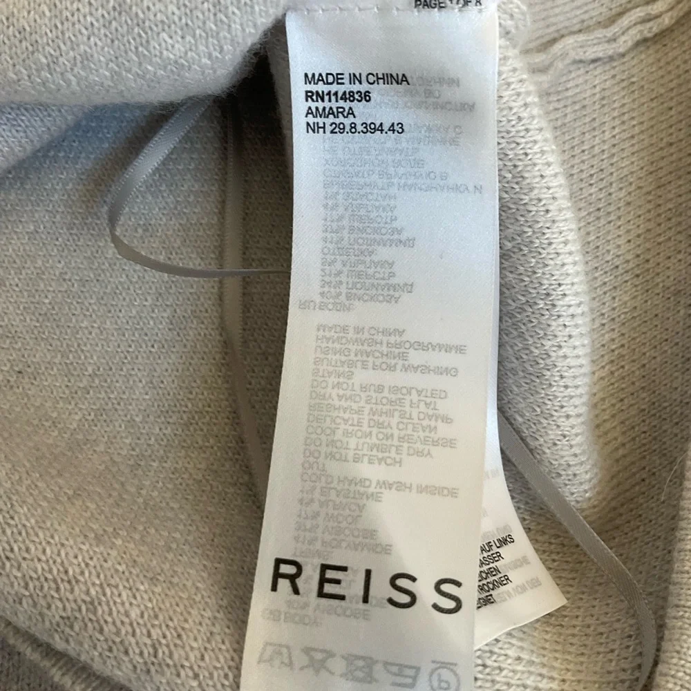 Reiss Off The Shoulder Draped Knot Dress